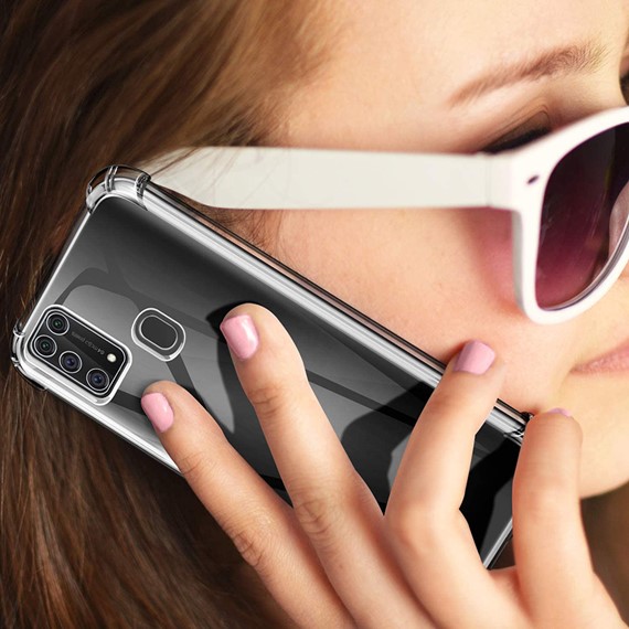 Samsung Galaxy M31 CaseUp Titan Crystal Şeffaf Kılıf 5